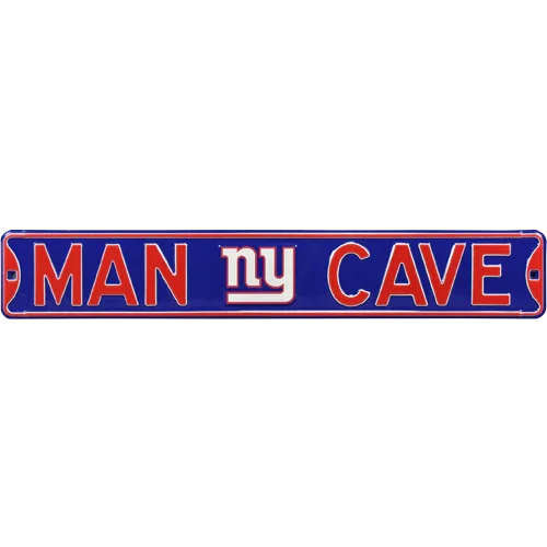 New York Giants "MAN CAVE" Authentic Street Sign