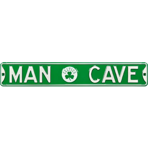 Boston Celtics "MAN CAVE" Authentic Street Sign
