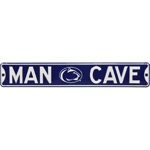 Penn State Nittany Lions "MAN CAVE" Authentic Street Sign