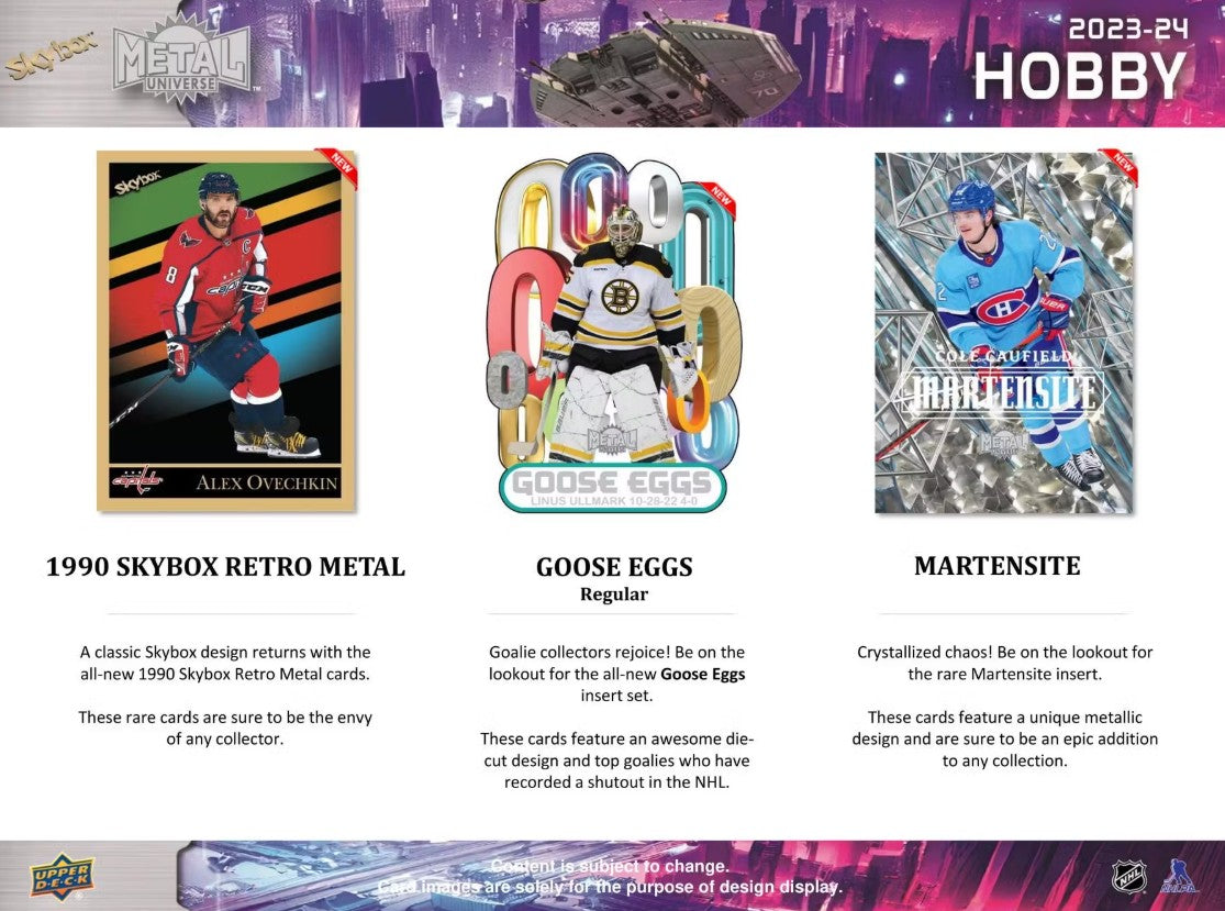 2023/24 Upper Deck Skybox Metal Universe Hockey Hobby Box
