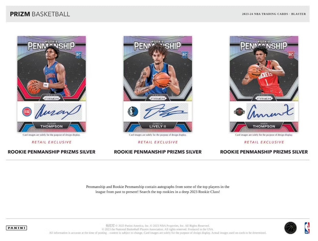 2023/24 Panini Prizm Basketball 6-Pack Blaster Box (Ice Prizms!)