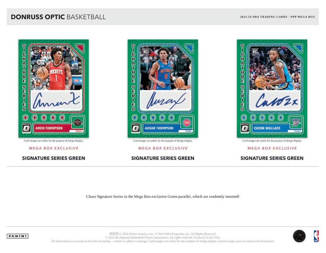 2023/24 Panini Donruss Optic Basketball Mega Box