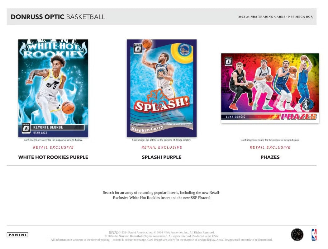 2023/24 Panini Donruss Optic Basketball Mega Box