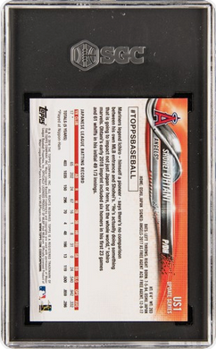Graded 2018 Topps Update Shohei Ohtani #US1 Pitching In Red Jersey Rookie RC Baseball Card SGC 10 Gem Mint