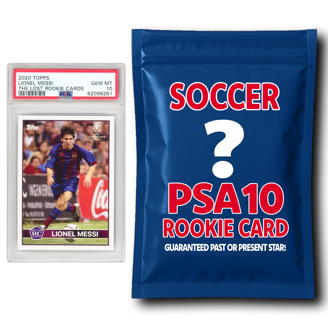 Soccer PSA 10 Graded Card Mystery Pack