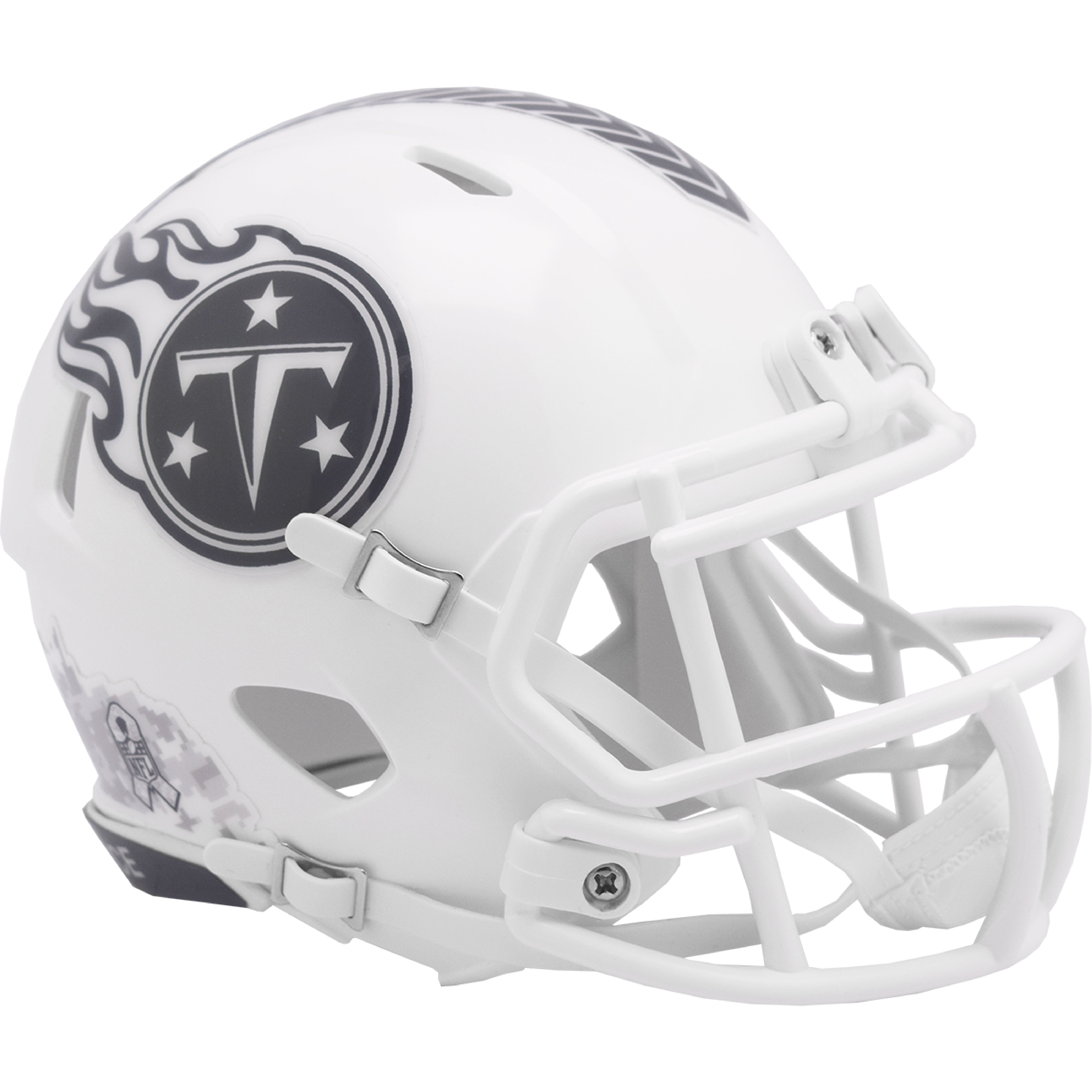 Tennessee Titans 2024 Salute to Service Riddell Speed Authentic Football Helmet