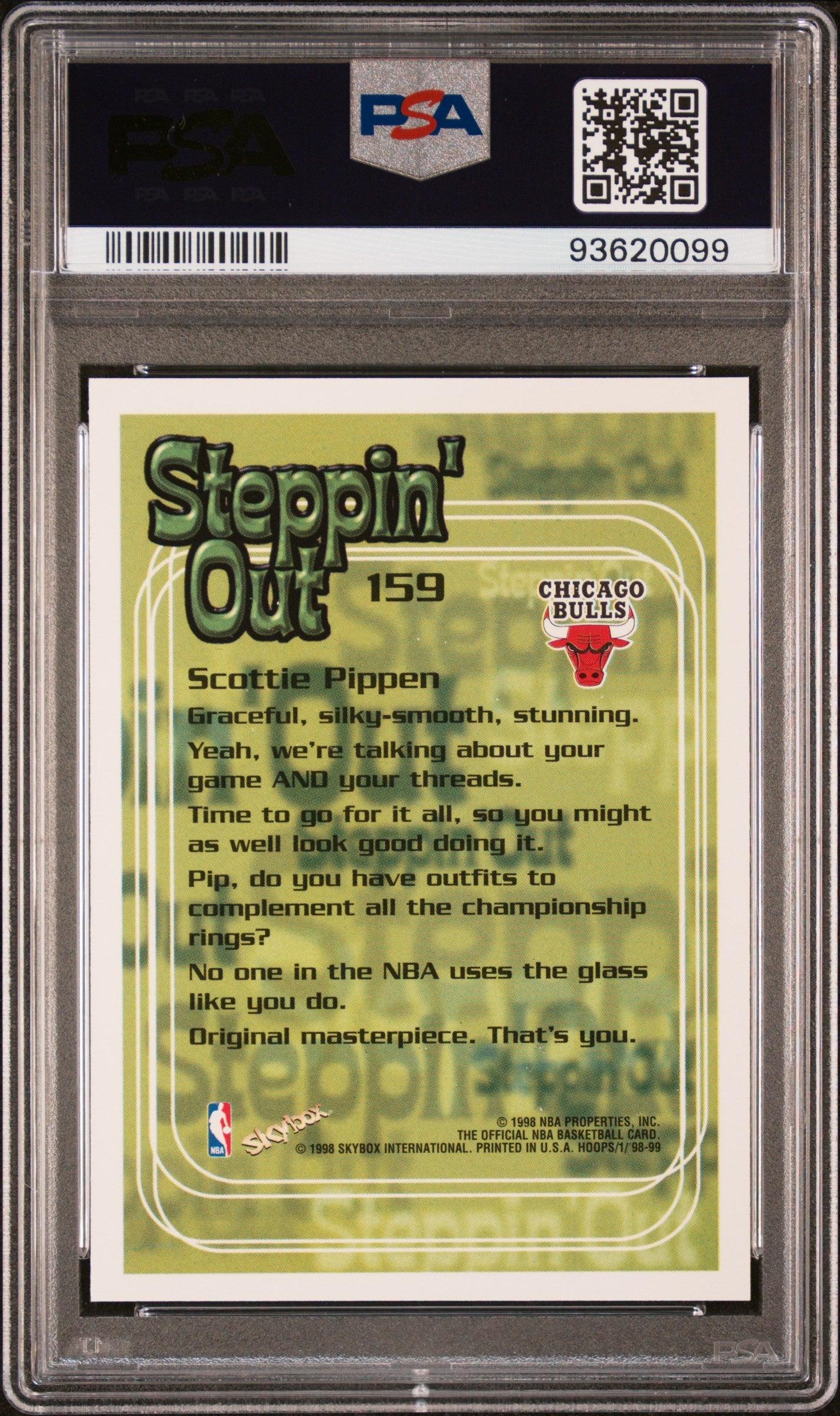 1998 HOOPS SCOTTIE PIPPEN  #159 - PSA 10