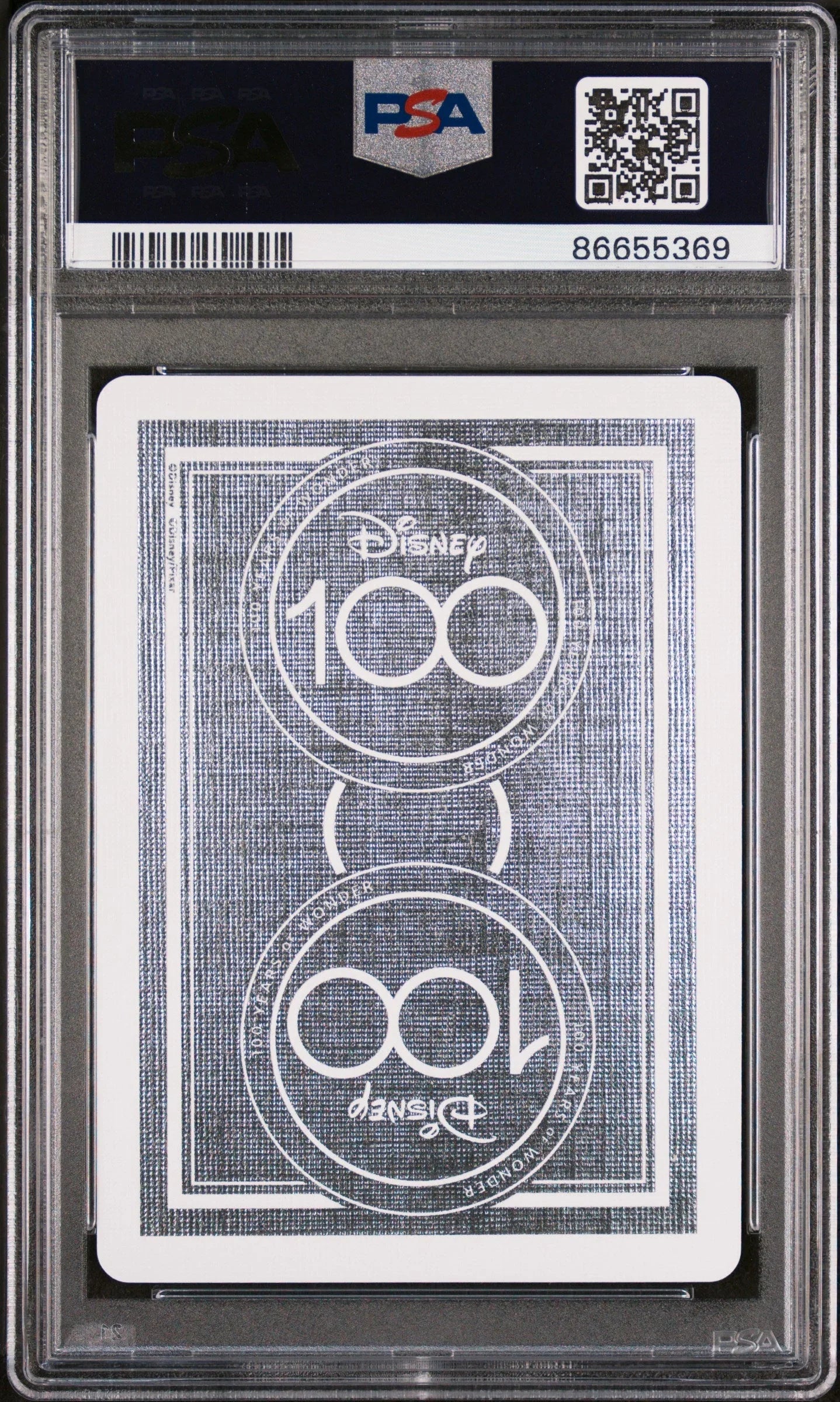 2023 DISNEY 100 PLAYING CARDS RAPUNZEL 7 OF SPADES PSA 10