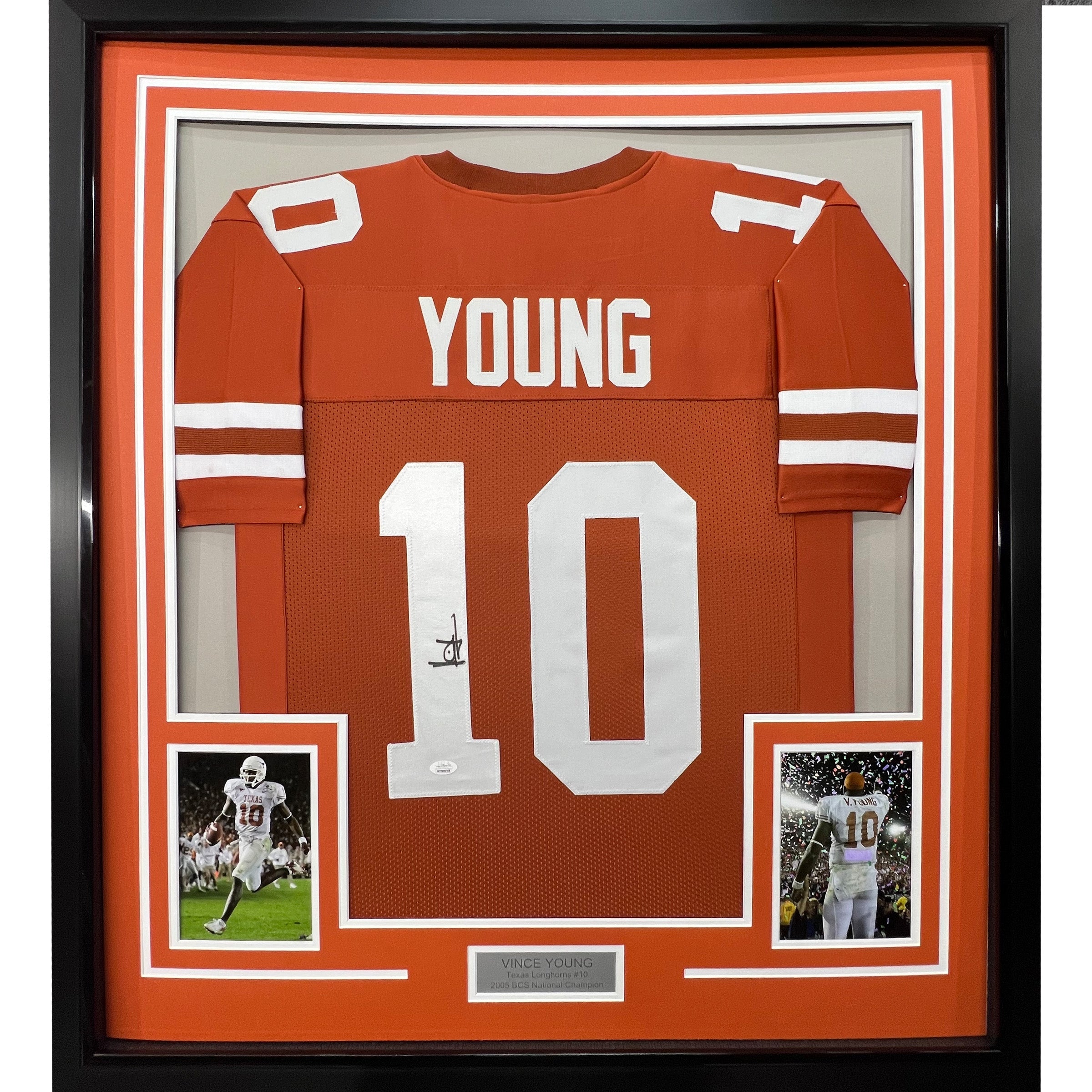 Framed Autographed/Signed Johnny Manziel 12 Heisman 35x39 Texas A&M Maroon College Football Jersey JSA COA