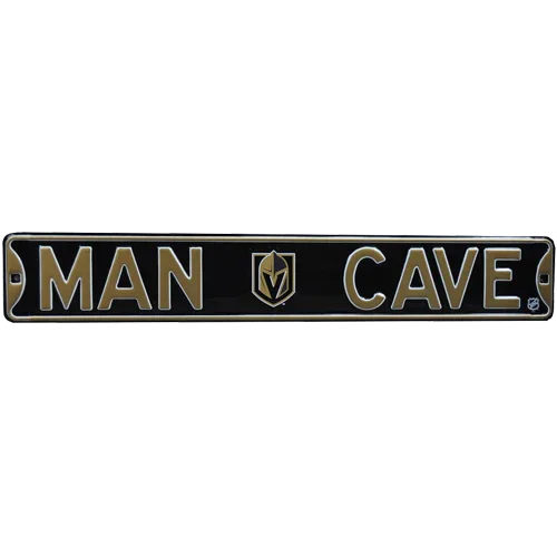 Las Vegas Golden Knights "MAN CAVE" Authentic Street Sign