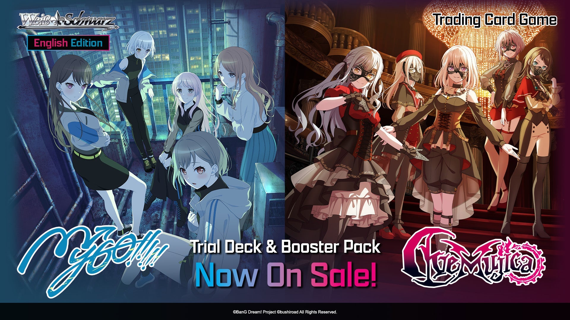 Weiss Schwarz MyGO!!!!! × Ave Mujica Booster Pack | Official Bushiroad TCG