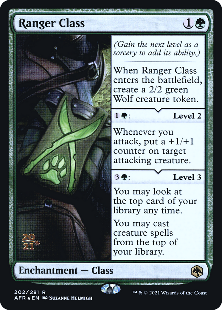Ranger Class (PRE-202S) - Adventures in the Forgotten Realms Promos Foil