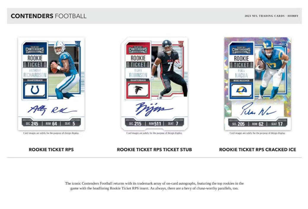 2023 Panini Contenders Football Hobby Box