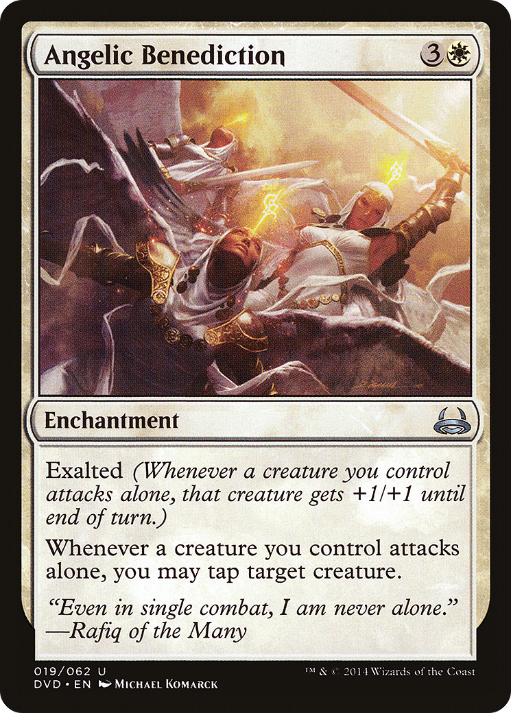 Angelic Benediction (DD3-019) - Duel Decks Anthology: Divine vs. Demonic