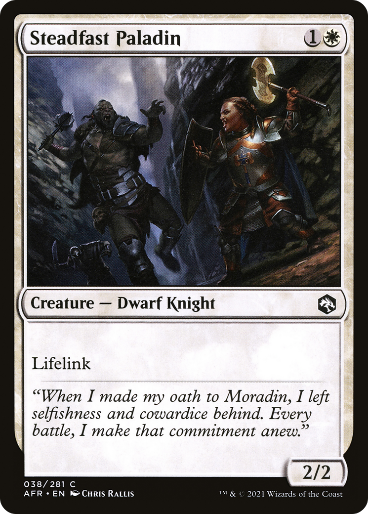 Steadfast Paladin (AFR-038) - Adventures in the Forgotten Realms