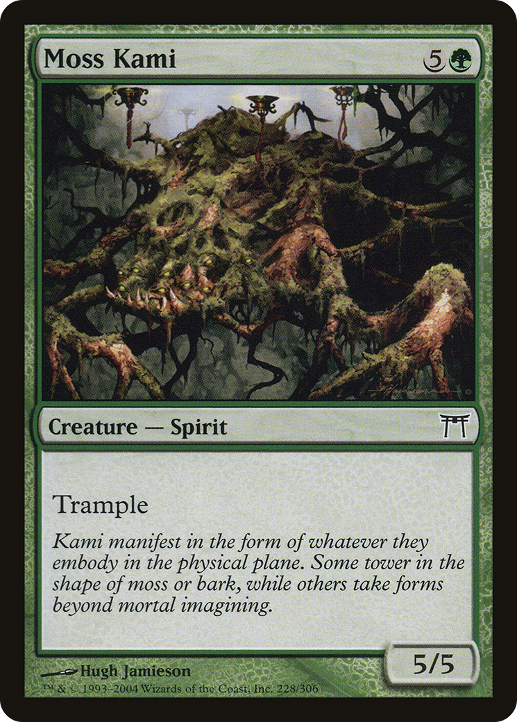 Moss Kami (CHK-228) - Champions of Kamigawa