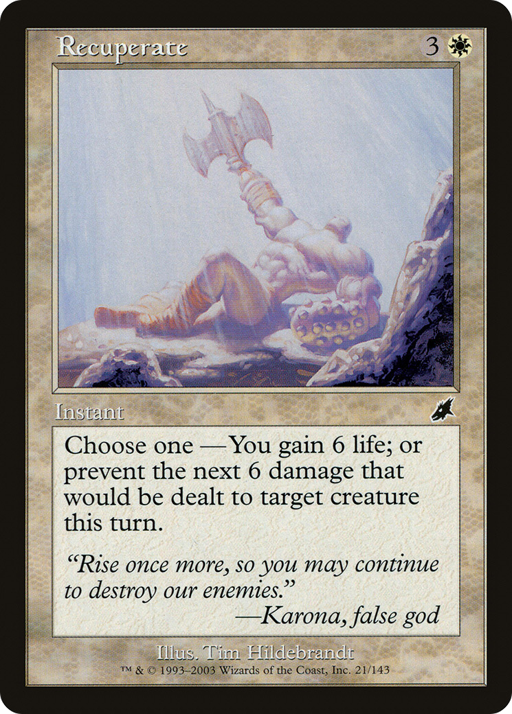 Recuperate (SCG-021) - Scourge Foil