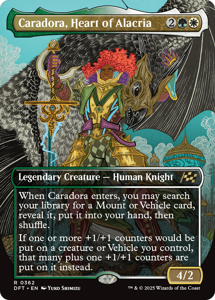 Caradora, Heart of Alacria (DFT-362) - Aetherdrift (Borderless)
