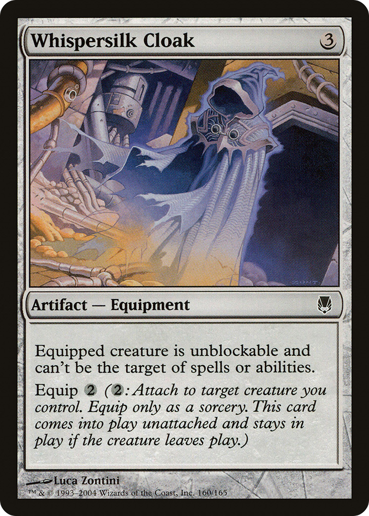 Whispersilk Cloak (DST-160) - Darksteel