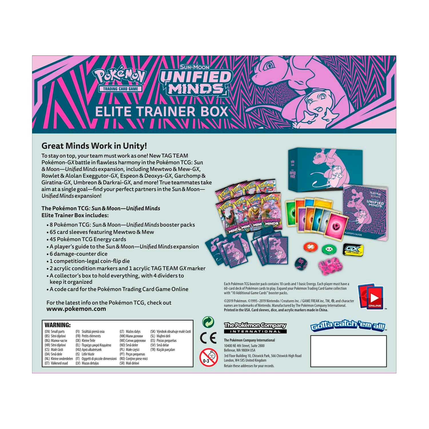 Sun & Moon: Unified Minds - Elite Trainer Box