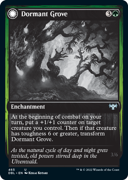 Dormant Grove // Gnarled Grovestrider (DBL-465) - Innistrad: Double Feature: (Double Faced Transform)