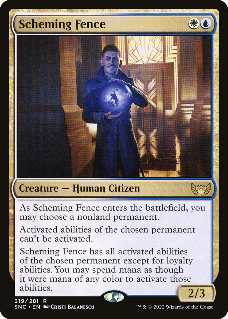Scheming Fence (SNC-219) - Streets of New Capenna