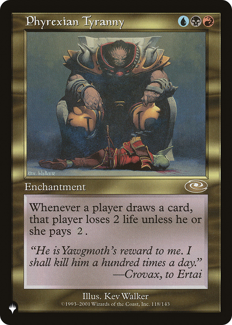 Phyrexian Tyranny (LIST-PLS-118) - The List