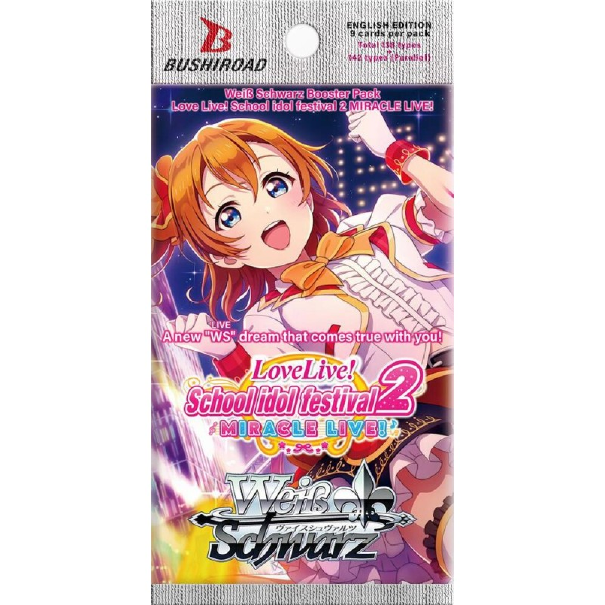 Weiss Schwarz Love Live! School Idol Festival 2 MIRACLE LIVE! Booster Pack | Bushiroad TCG