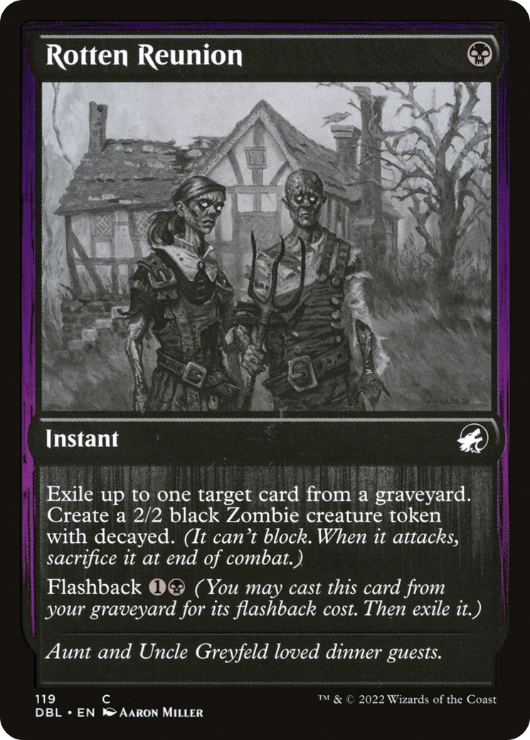 Rotten Reunion (DBL-119) - Innistrad: Double Feature Foil