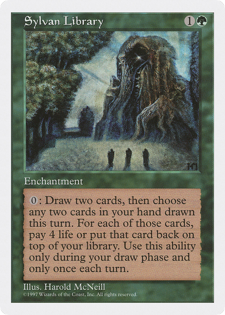 Sylvan Library (5ED-329) - Fifth Edition