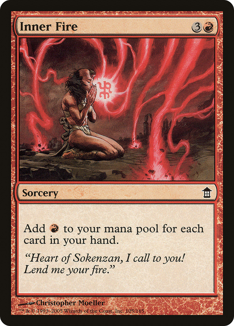 Inner Fire (SOK-105) - Saviors of Kamigawa Foil