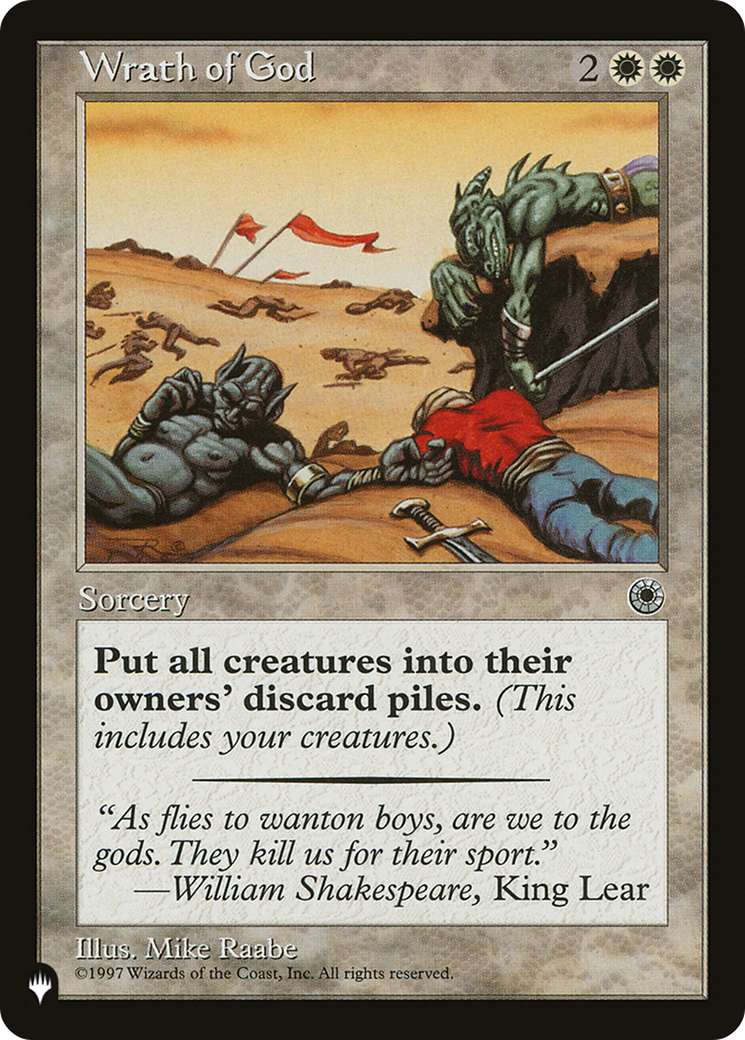 Wrath of God (LIST-POR-39) - The List