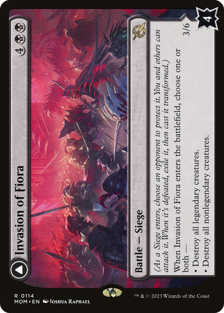 Invasion of Fiora // Marchesa, Resolute Monarch (MOM-114) - March of the Machine