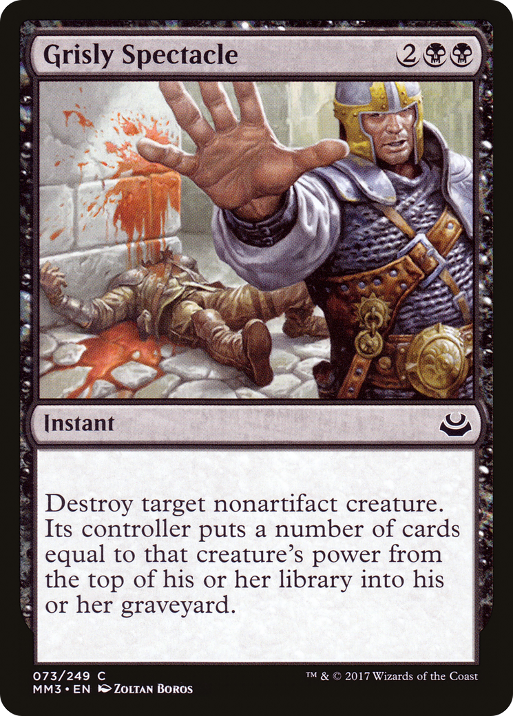 Grisly Spectacle (MM3-073) - Modern Masters 2017 Foil