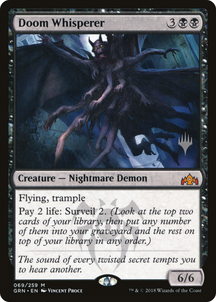 Doom Whisperer (PPM20-69P) - Guilds of Ravnica Promos