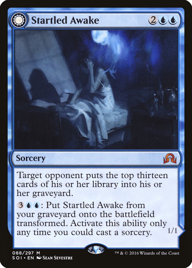 Startled Awake // Persistent Nightmare (SOI-088) - Shadows over Innistrad: (Double Faced Transform) Foil