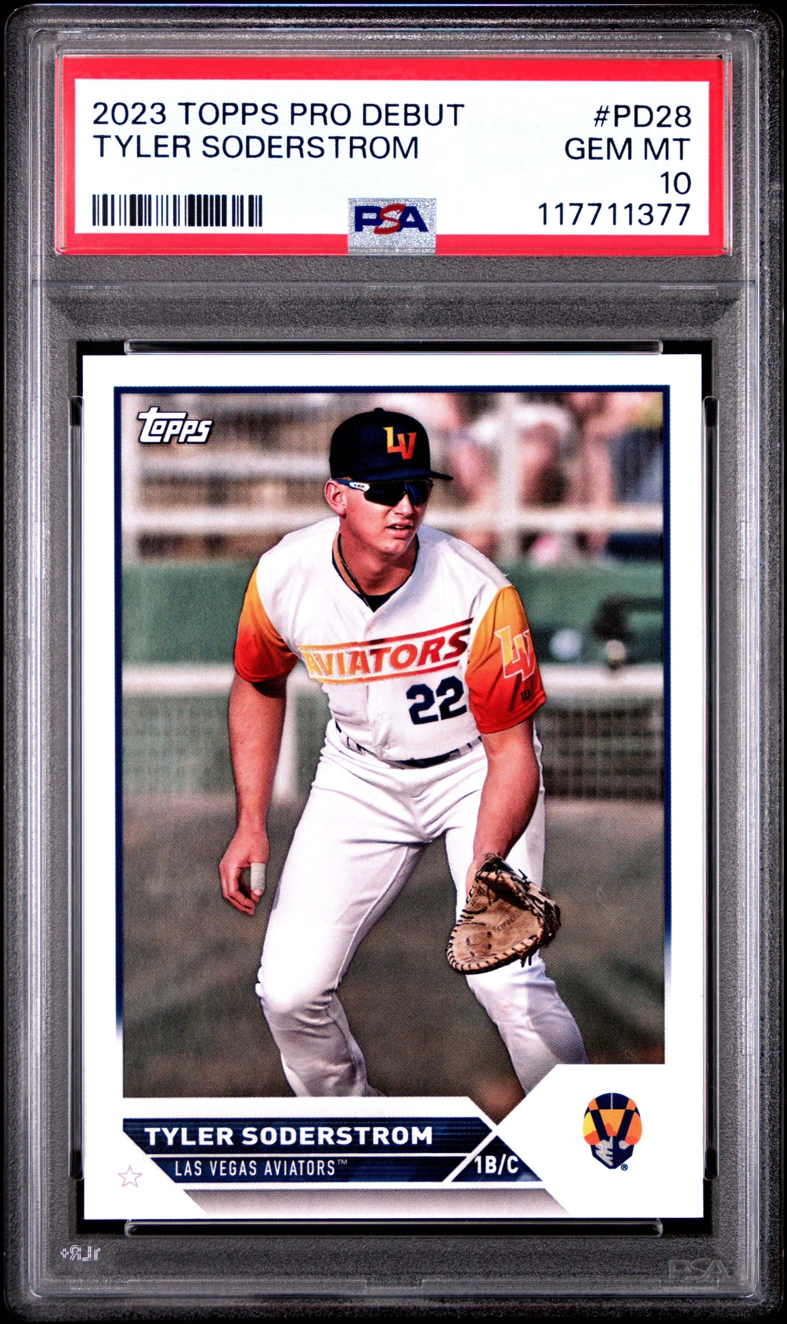 Graded 2023 Topps Pro Debut Tyler Soderstrom #PD28 Rookie RC Baseball Card PSA 10 Gem Mint