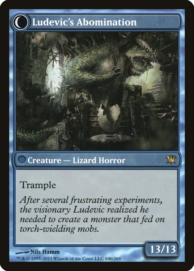 Ludevic's Test Subject // Ludevic's Abomination (ISD-064) - Innistrad: (Double Faced Transform) Foil
