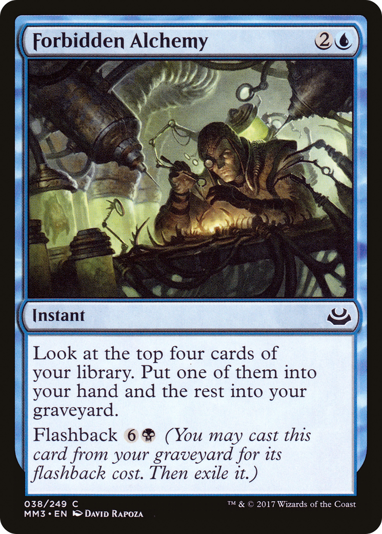 Forbidden Alchemy (MM3-038) - Modern Masters 2017 Foil