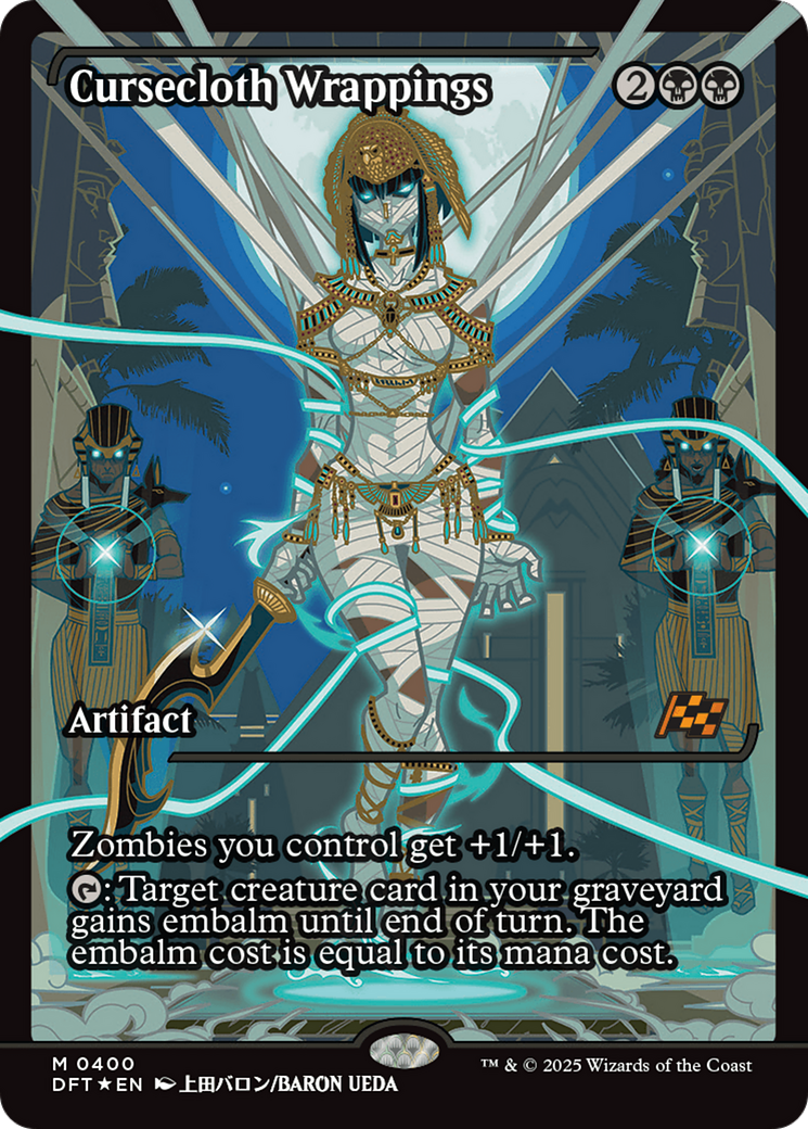 Cursecloth Wrappings (DFT-400) - Aetherdrift: (Showcase) Foil