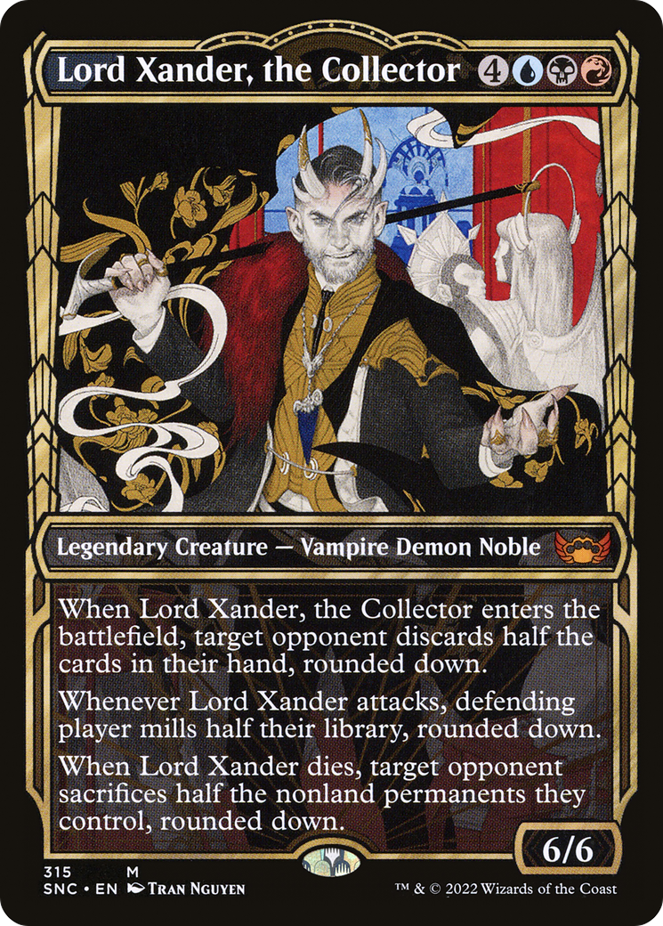 Lord Xander, the Collector (SNC-315) - Streets of New Capenna: (Showcase) Foil