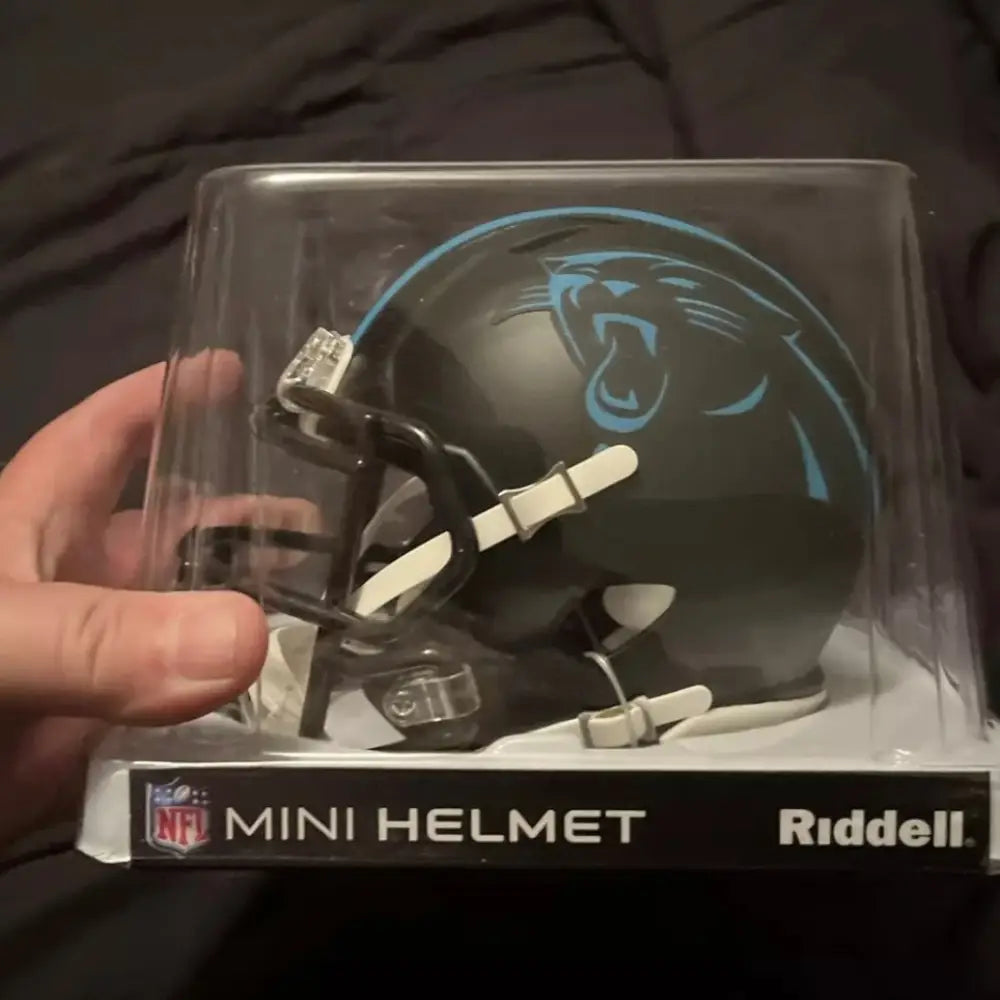 Carolina Panthers Riddell Mini Helmet 2022 Alternate - NFL