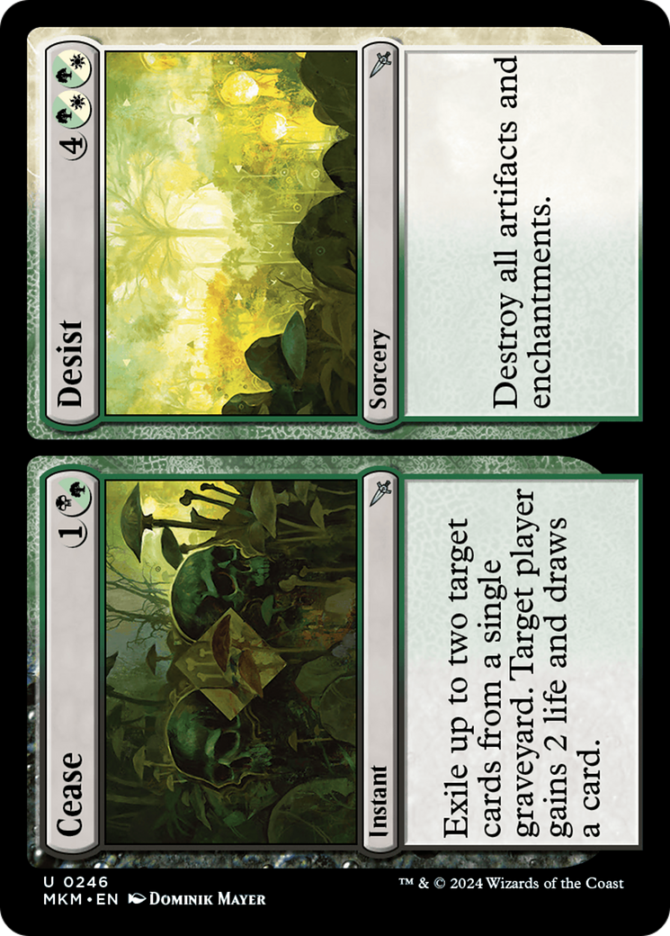 Cease // Desist (MKM-246) - Murders at Karlov Manor Foil