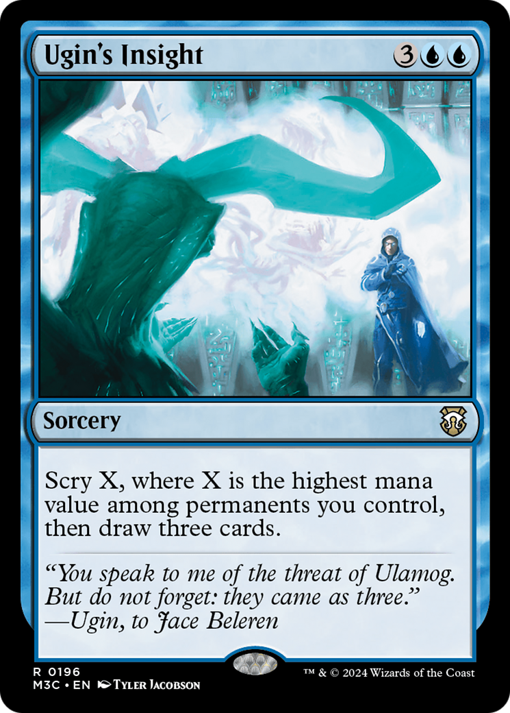 Ugin's Insight (M3C-196) - Modern Horizons 3 Commander Foil