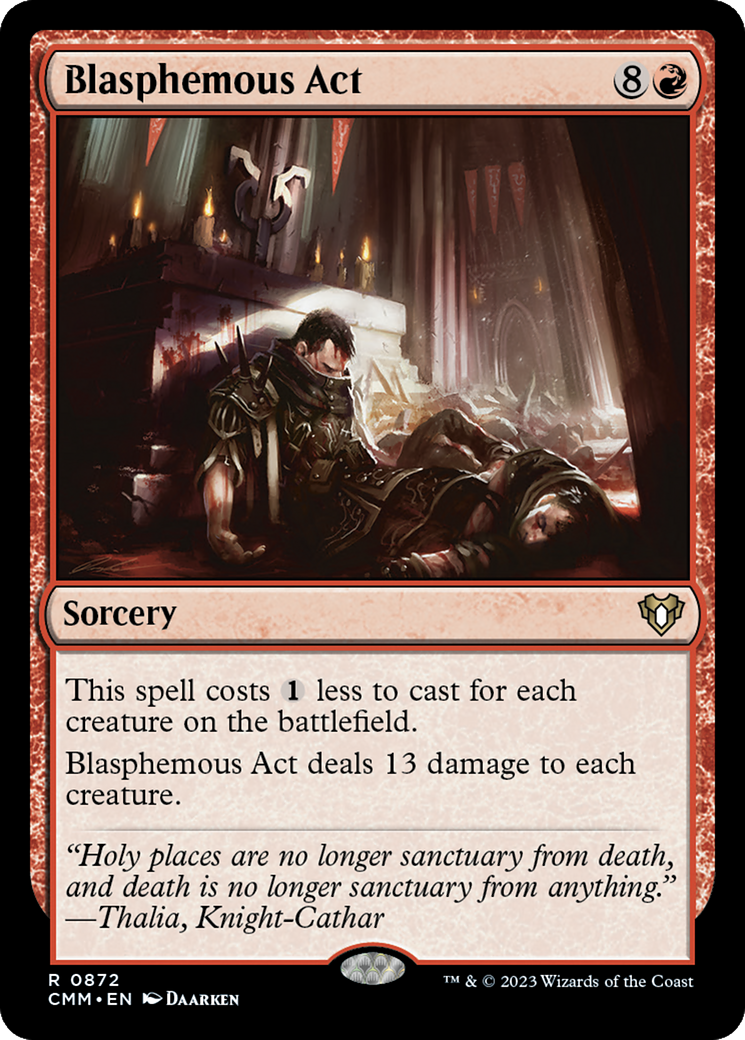 Blasphemous Act (CMM-872) - Commander Masters