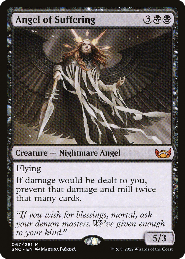 Angel of Suffering (SNC-067) - Streets of New Capenna Foil