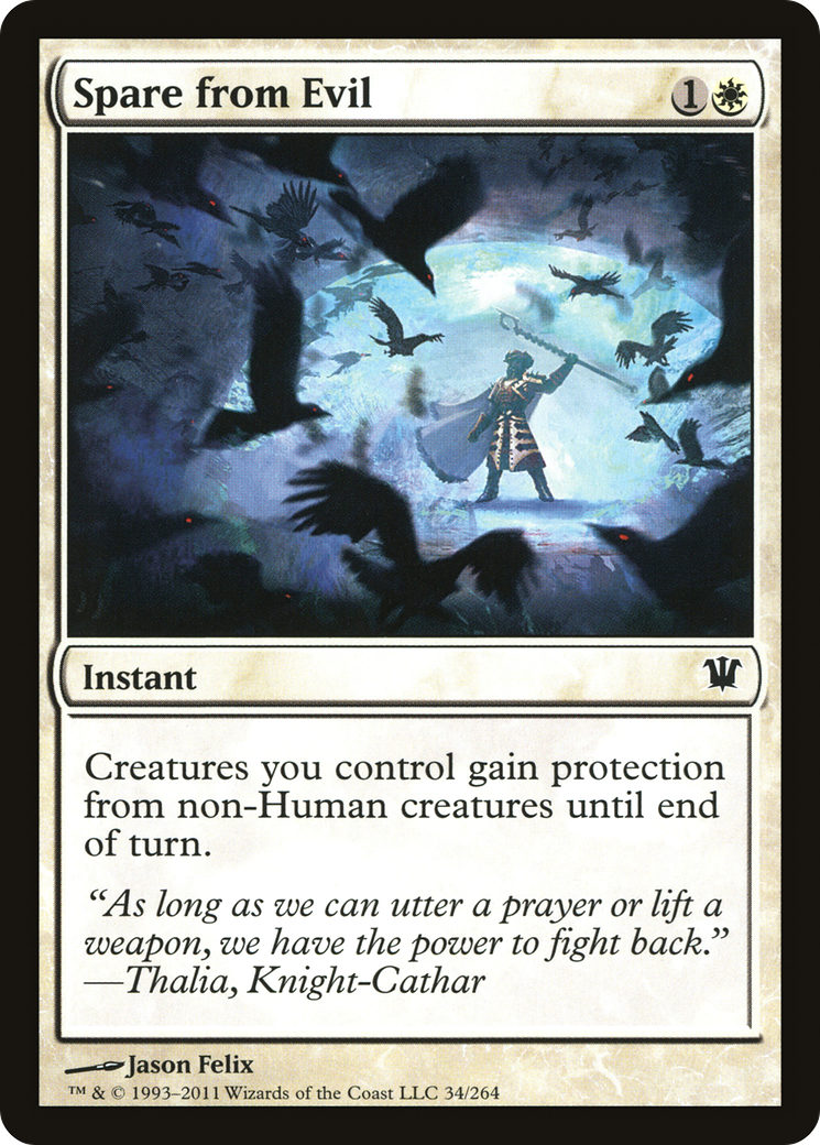 Spare from Evil (ISD-034) - Innistrad Foil