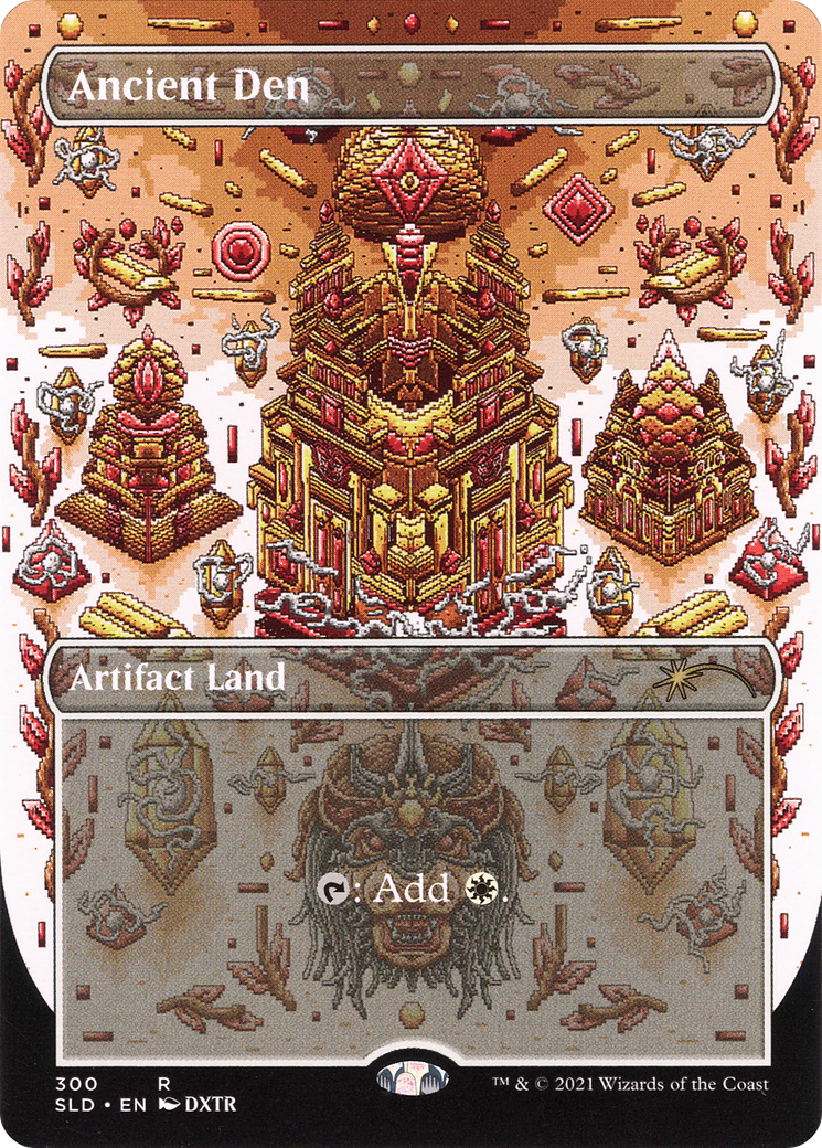 Ancient Den (SLD-300) - Secret Lair Drop (Borderless) Foil