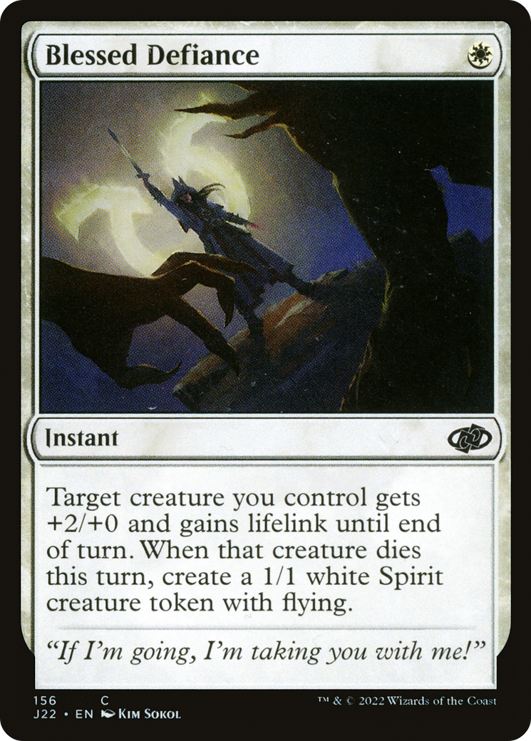 Blessed Defiance (J22-156) - Jumpstart 2022
