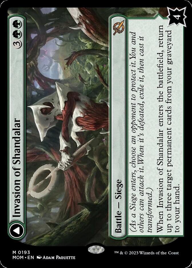 Invasion of Shandalar // Leyline Surge (MOM-193) - March of the Machine Foil